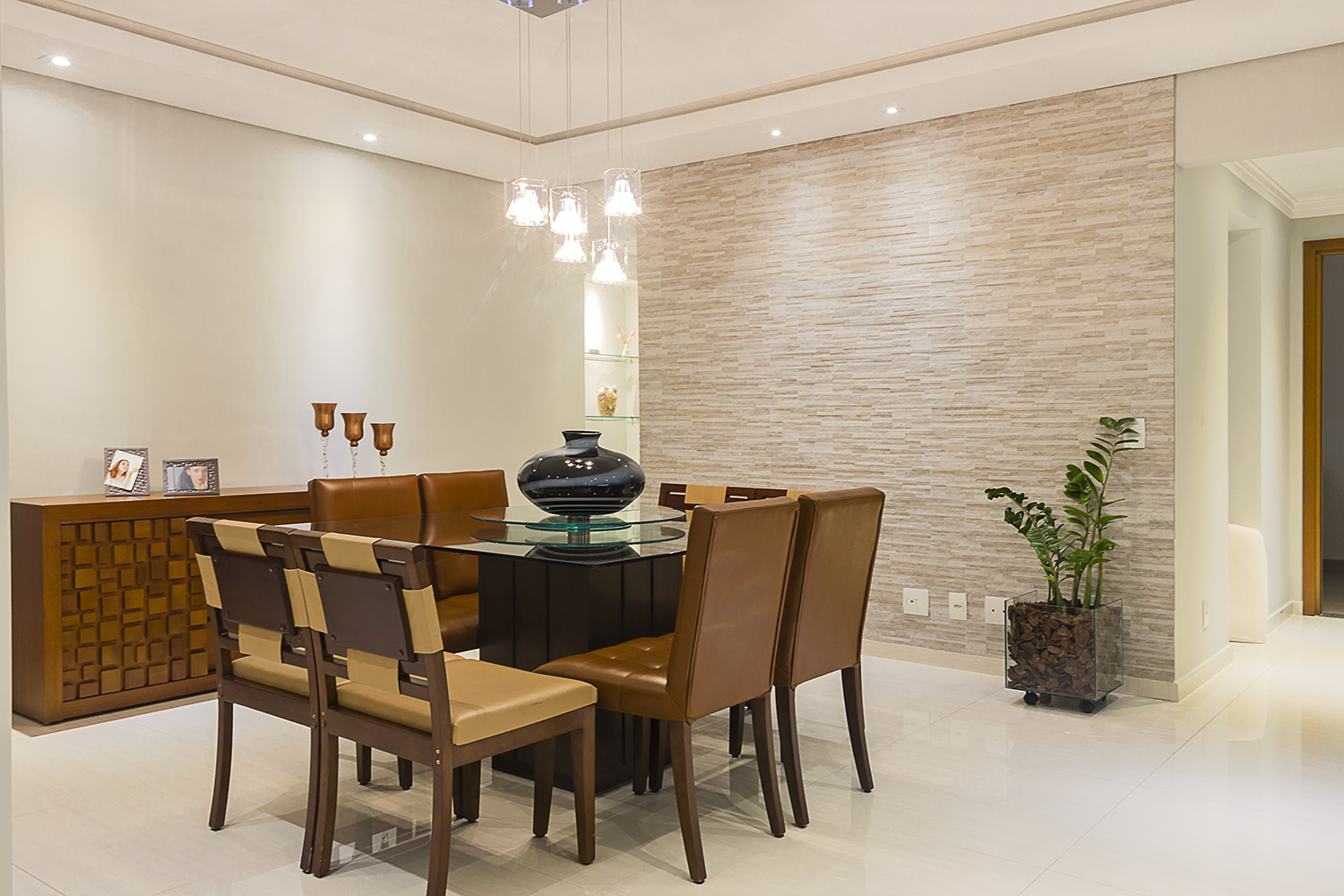 Fotografia de interiores - sala de jantar